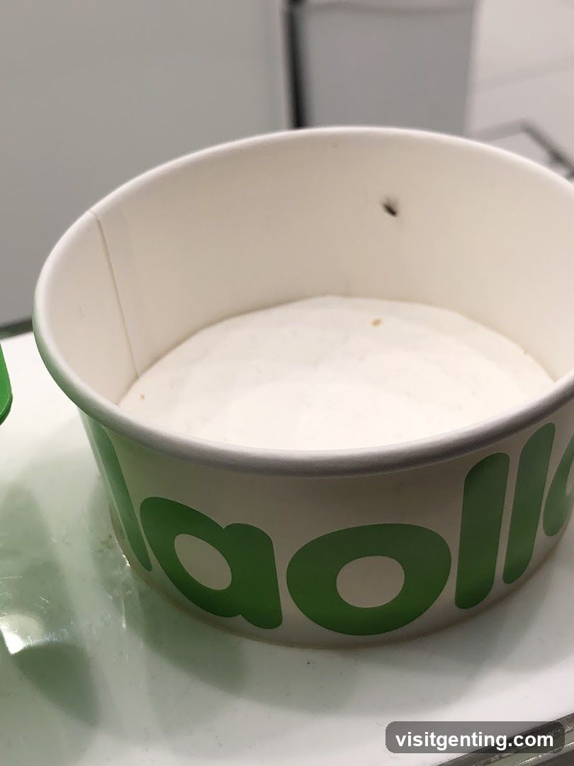 Paper Cup with Green Logo