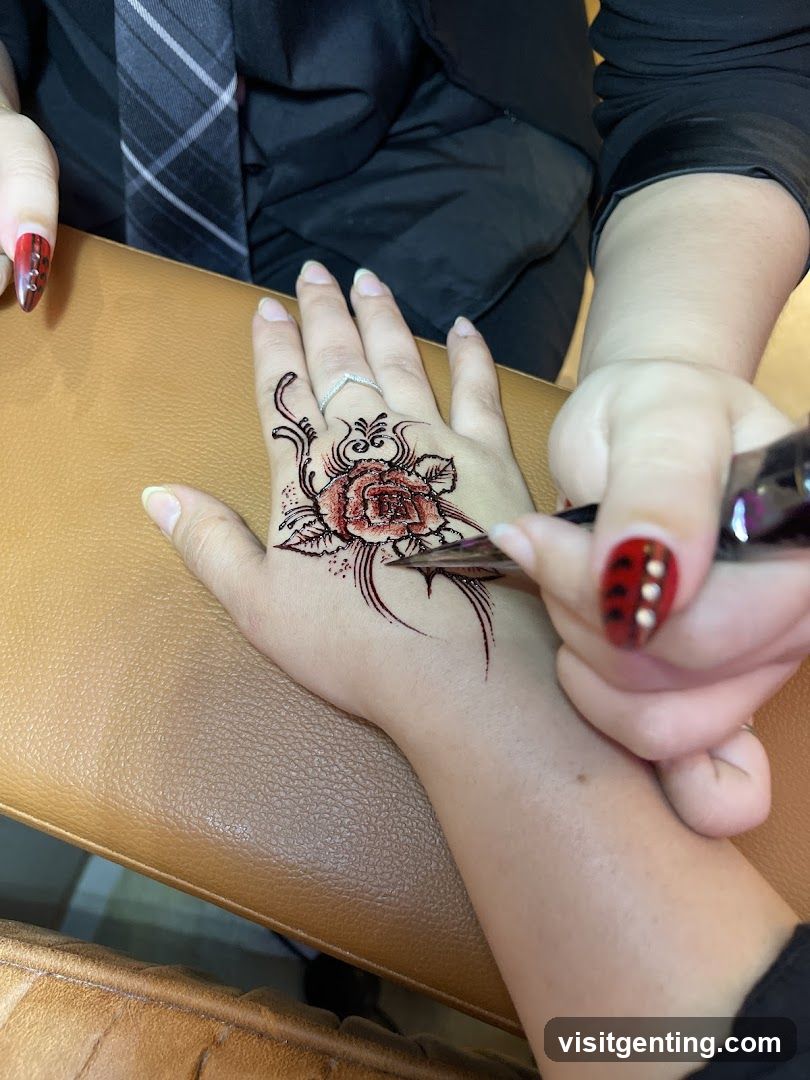 Hand Tattooing Session