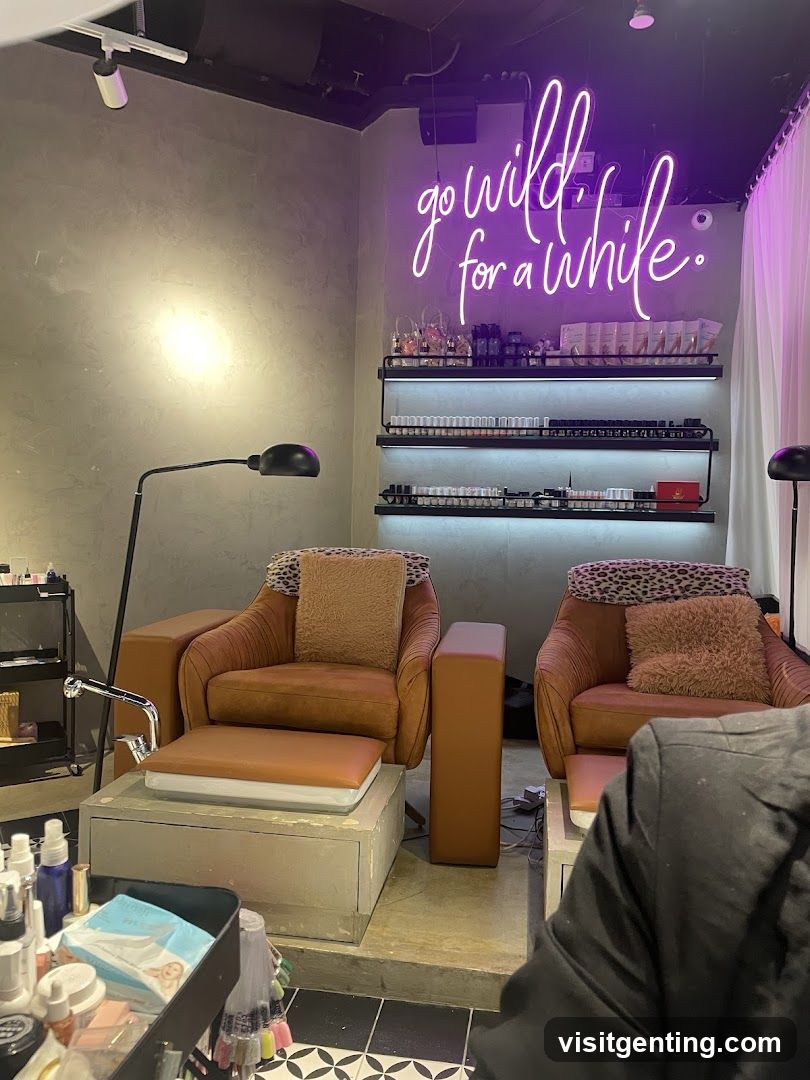Interior of a beauty salon