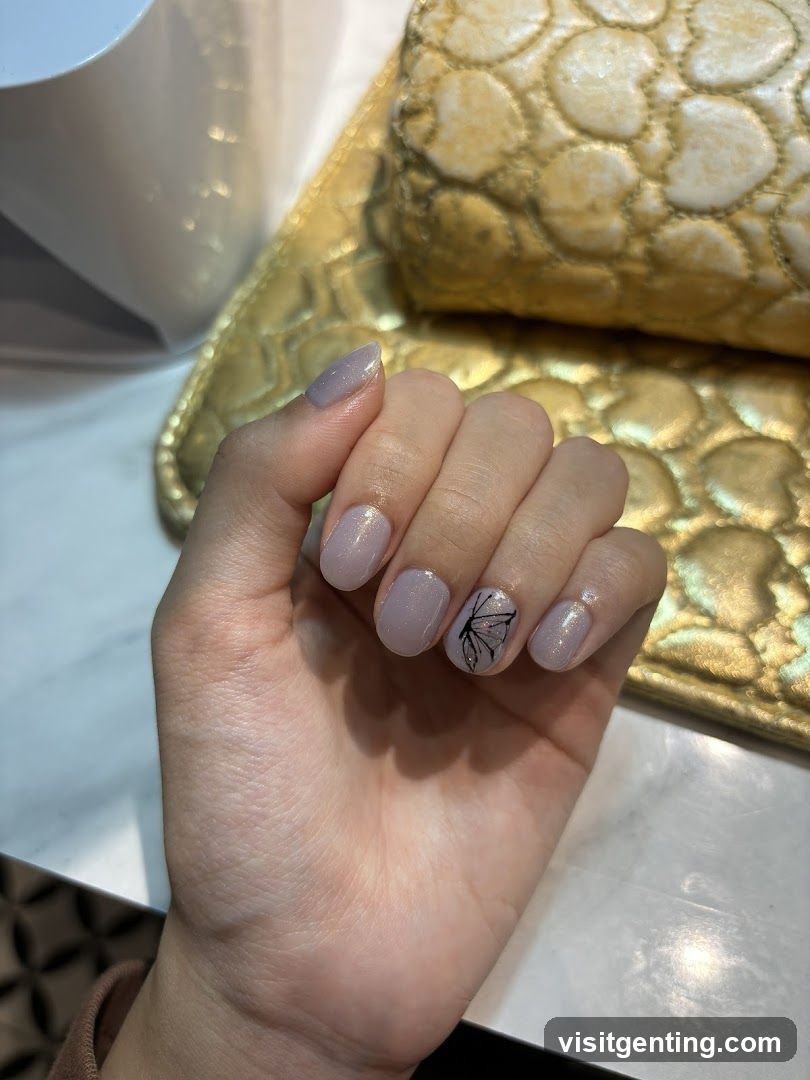 Hand with Nail Art