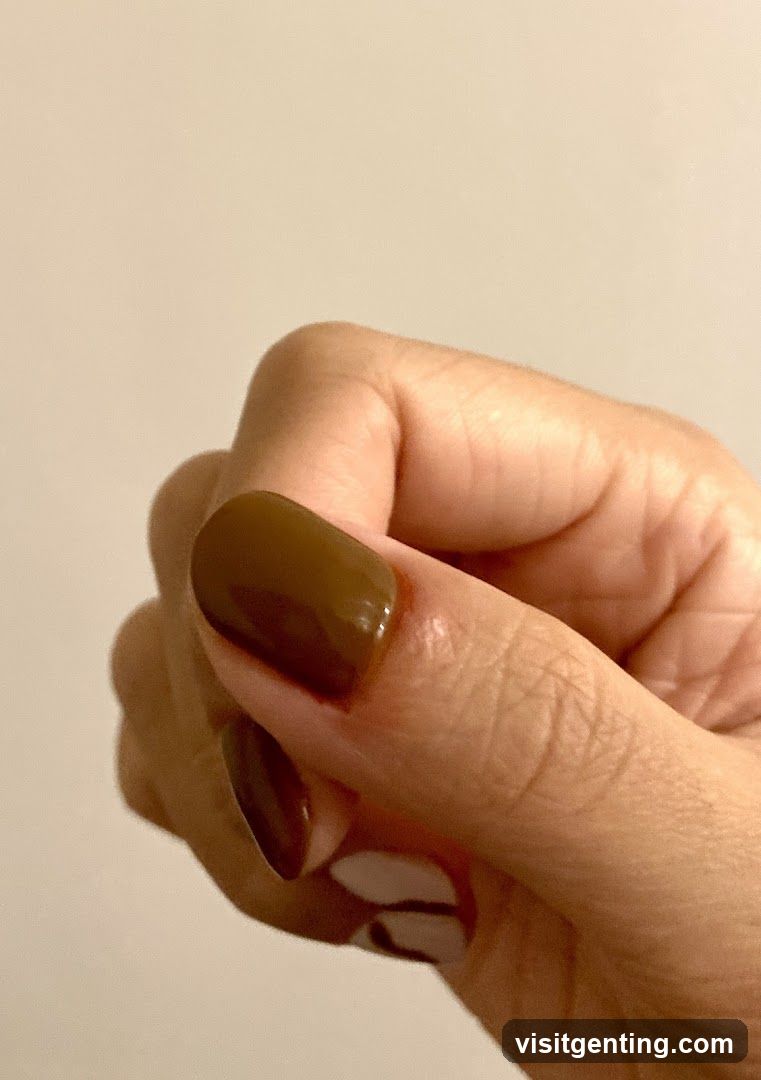 Hand with Nail Art