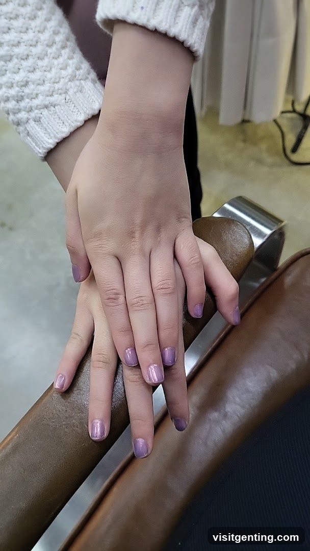 Hands with Nail Polish