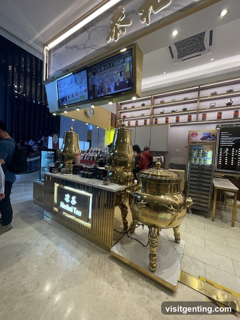 Herbal Tea Shop Interior
