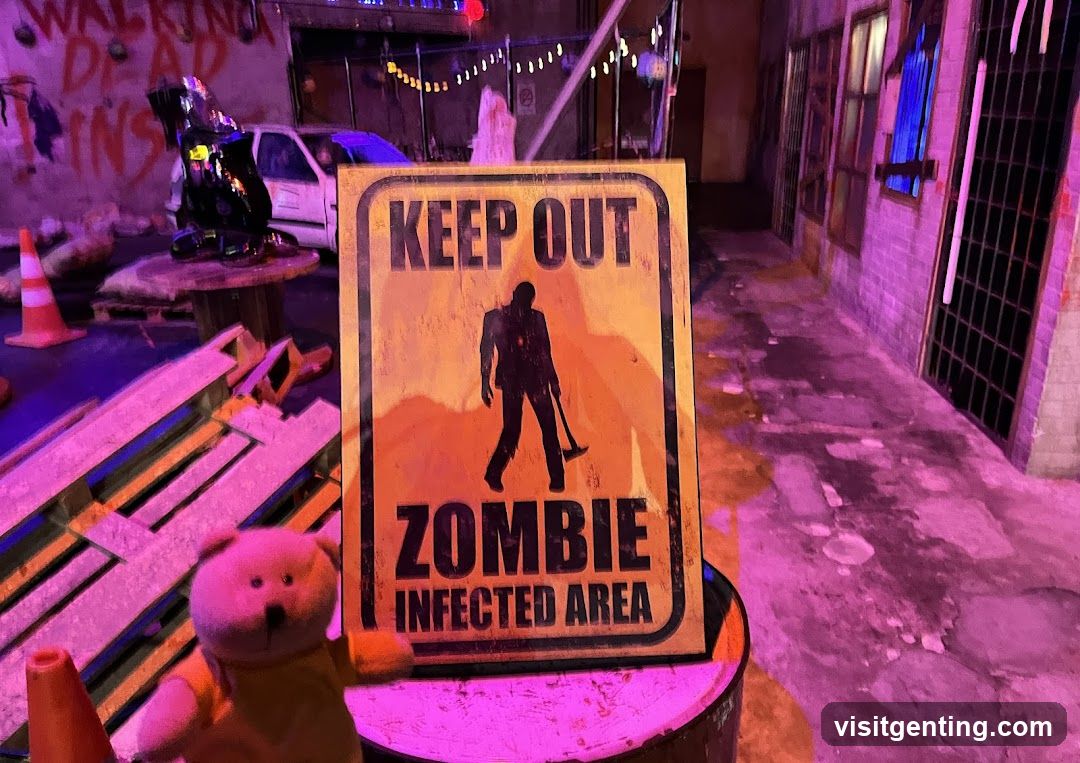 Zombie Infected Area Signage