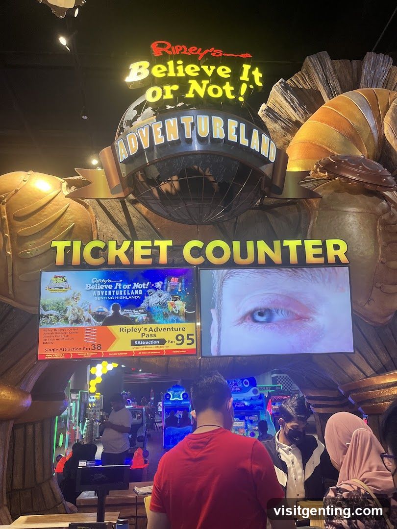 Ripley's Believe It or Not! Adventureland Ticket Counter