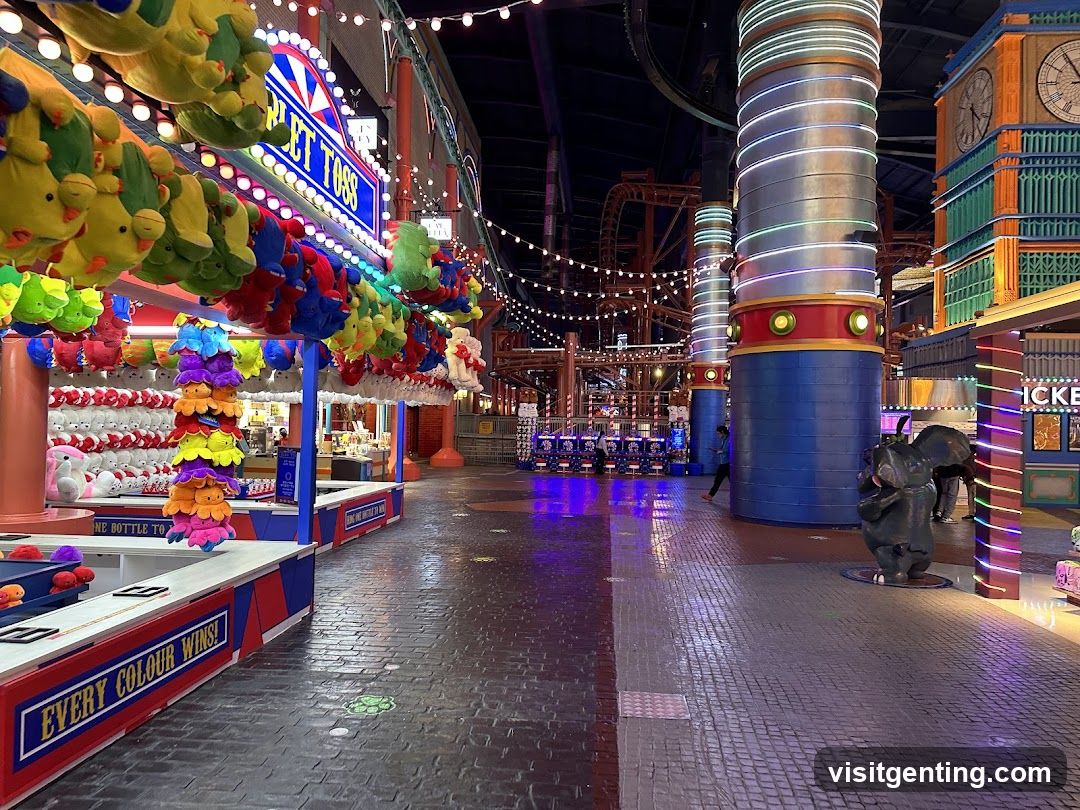 Indoor amusement arcade