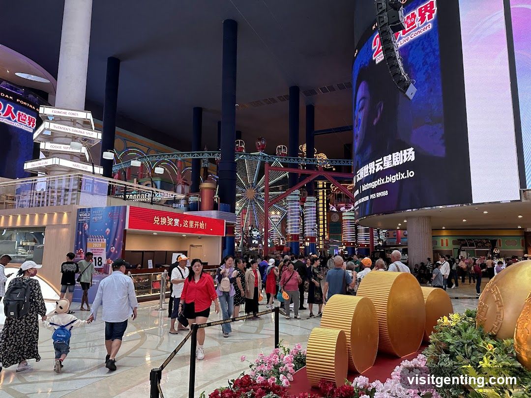 Interior of a large entertainment venue