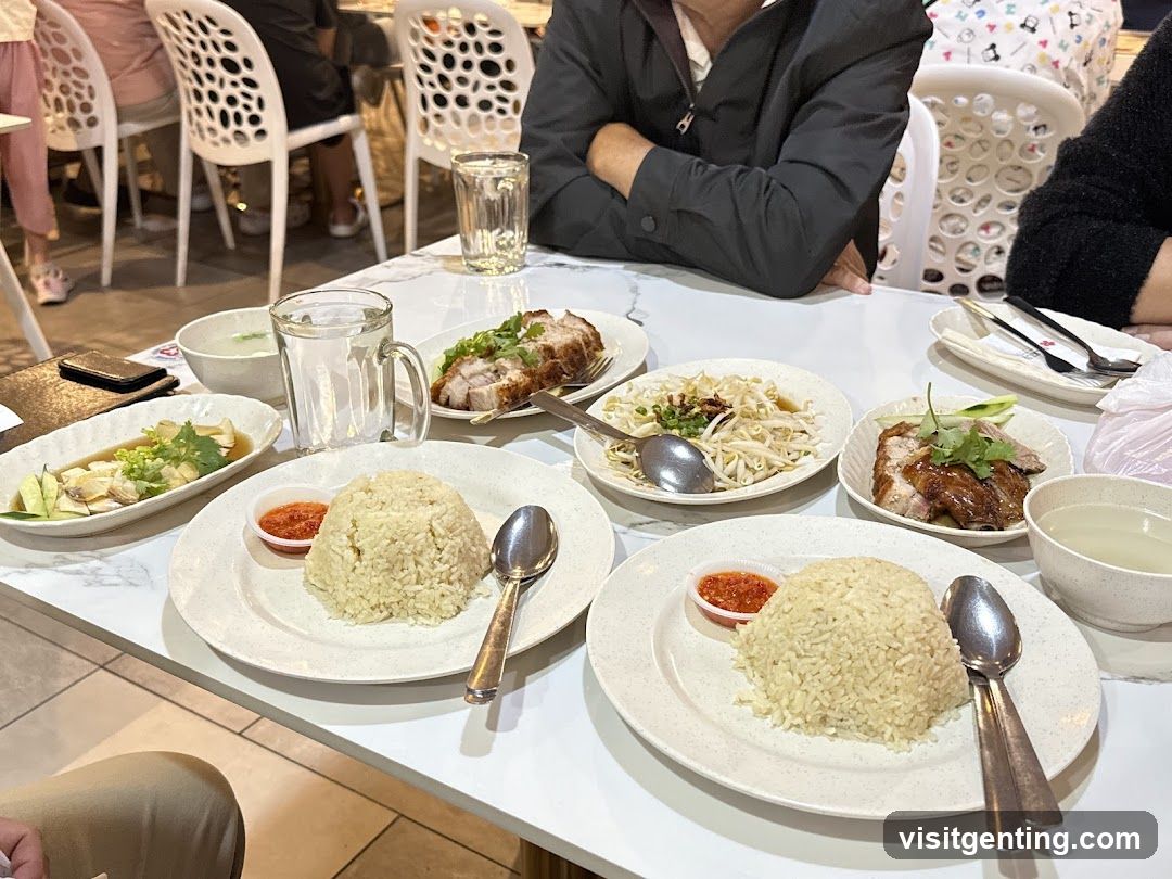 Dining Table with Food
