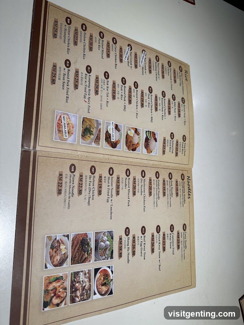 Restaurant Menu