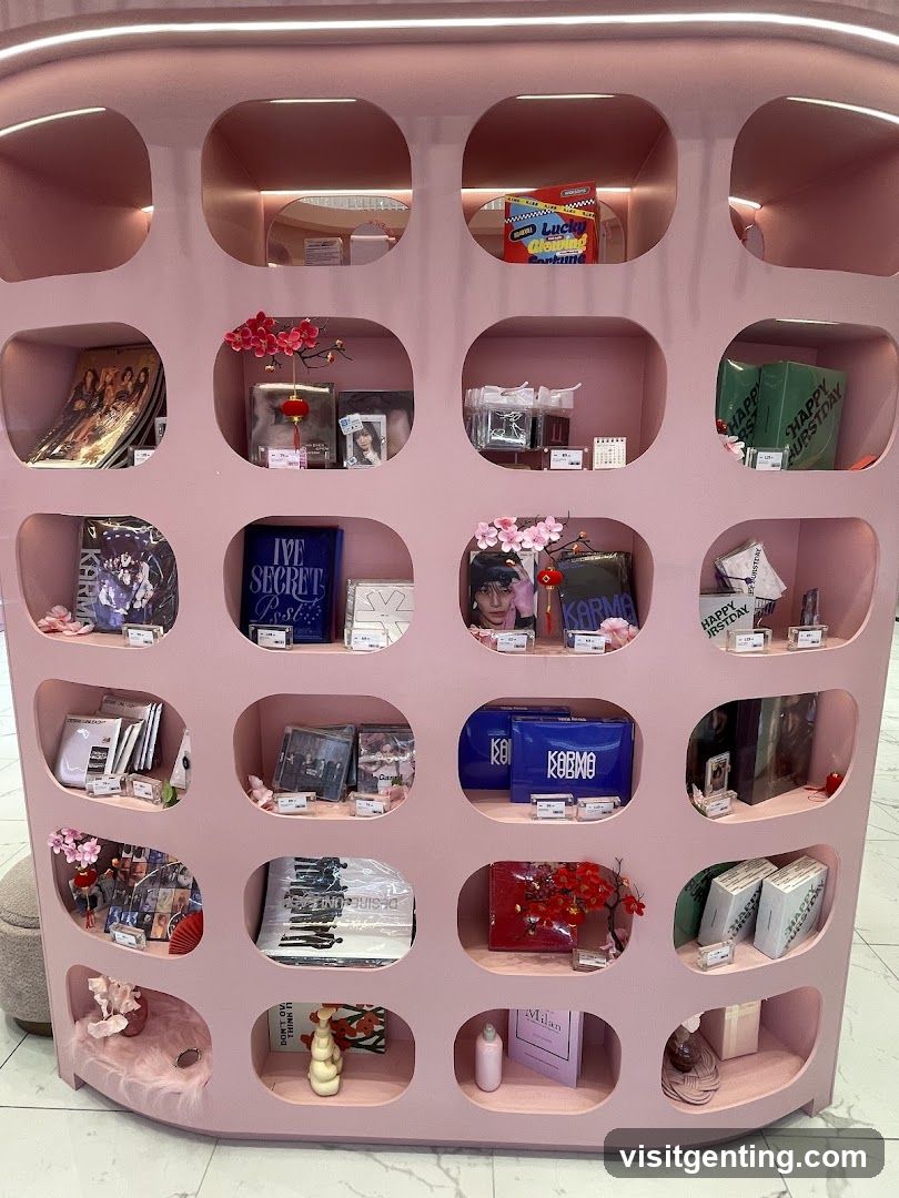 Pink Display Shelf
