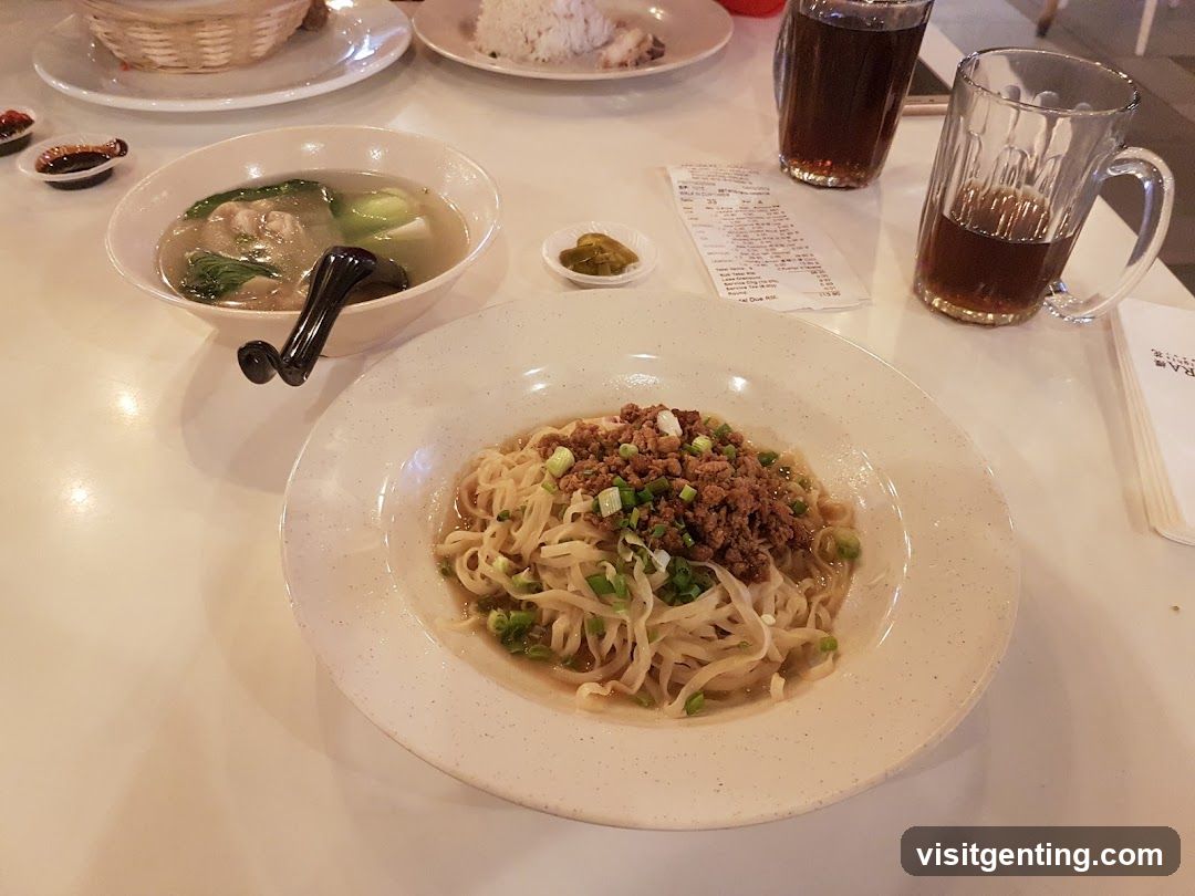 Dining Table with Food Items