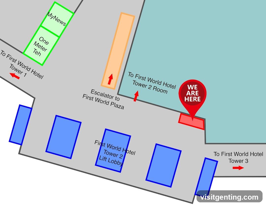 First World Hotel Complex Layout