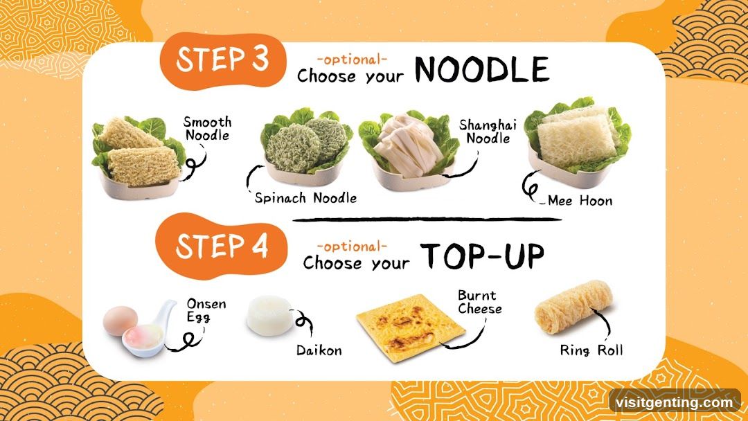 Noodle and Top-Up Selection Guide