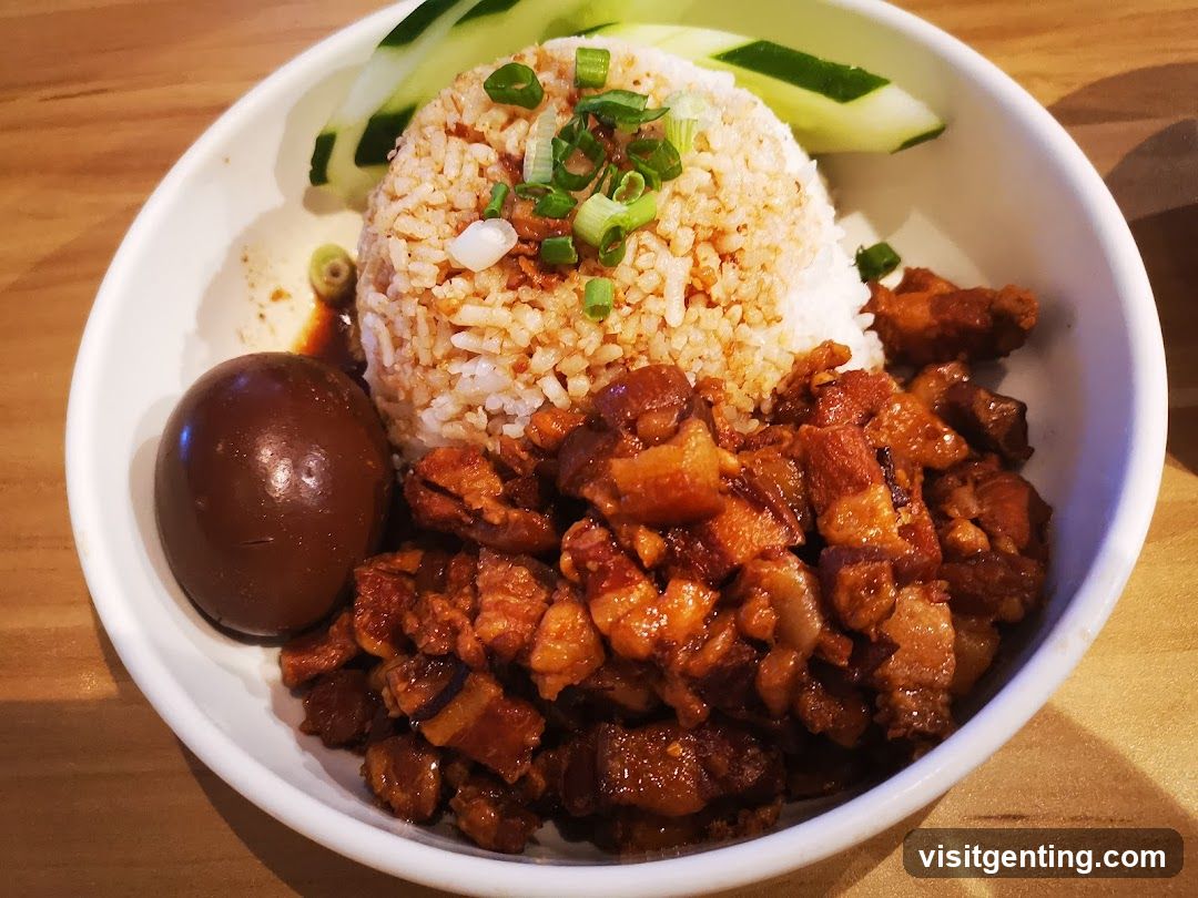 Rice Bowl with Braised Pork and Egg