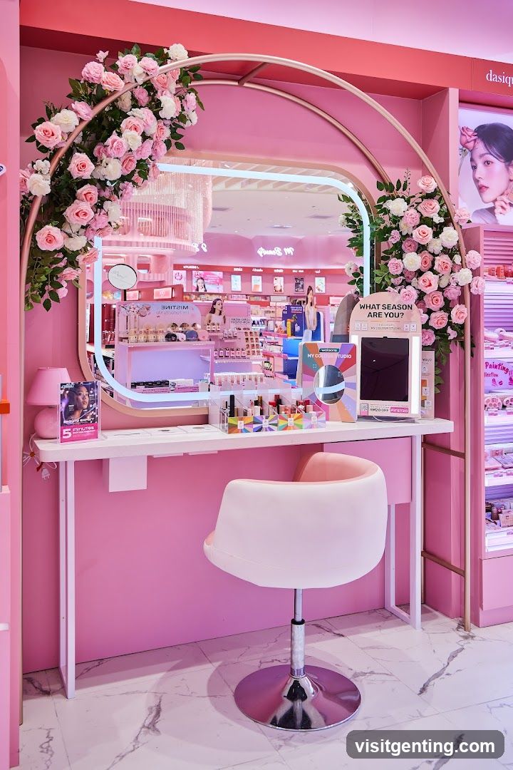 Pink Beauty Store Interior