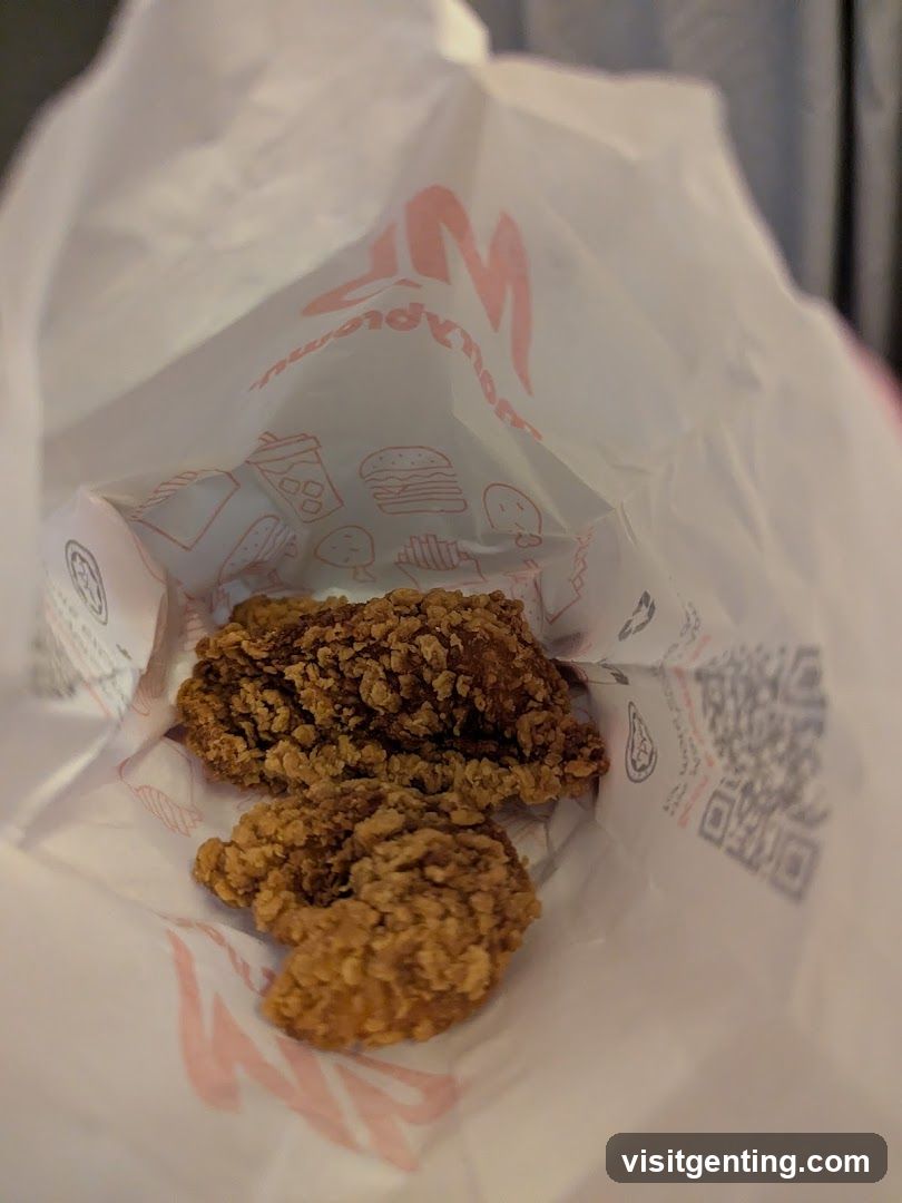Fried Chicken in Paper Bag