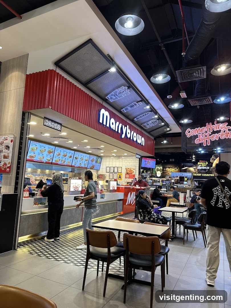 Marrybrown Food Court Interior