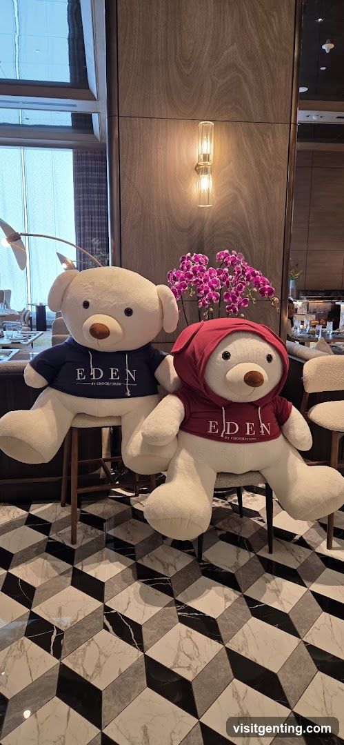 Teddy Bears in Hotel Lobby