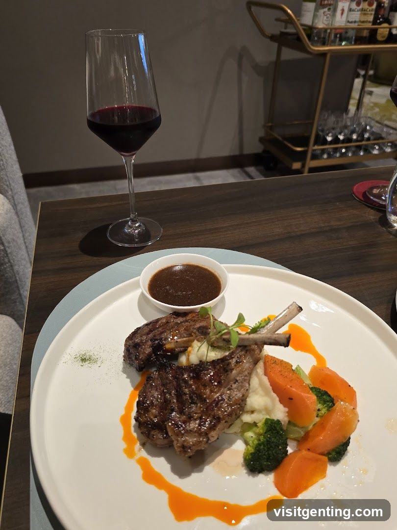 Dinner Plate with Wine