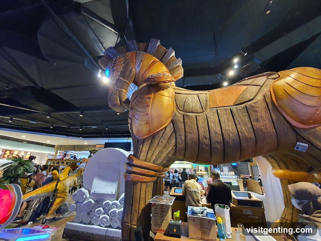 Indoor display at shopping center