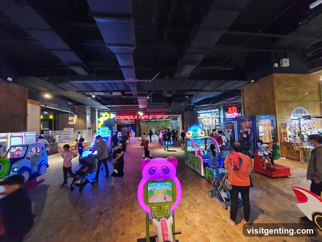 Indoor arcade or entertainment center