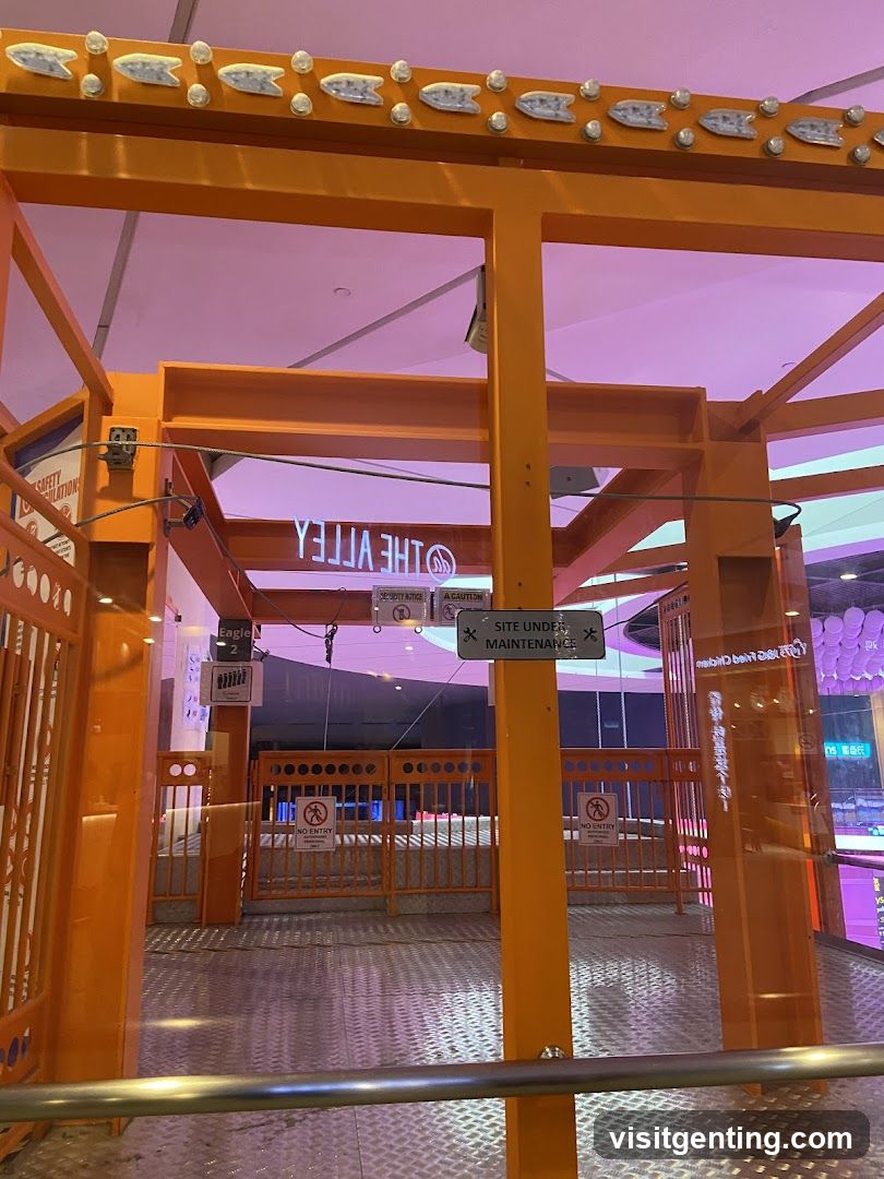 Interior View of Maintenance Area