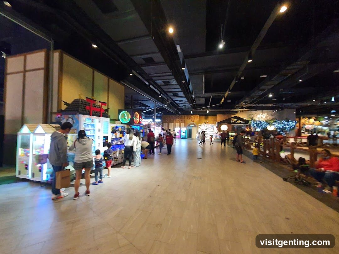 Indoor shopping area