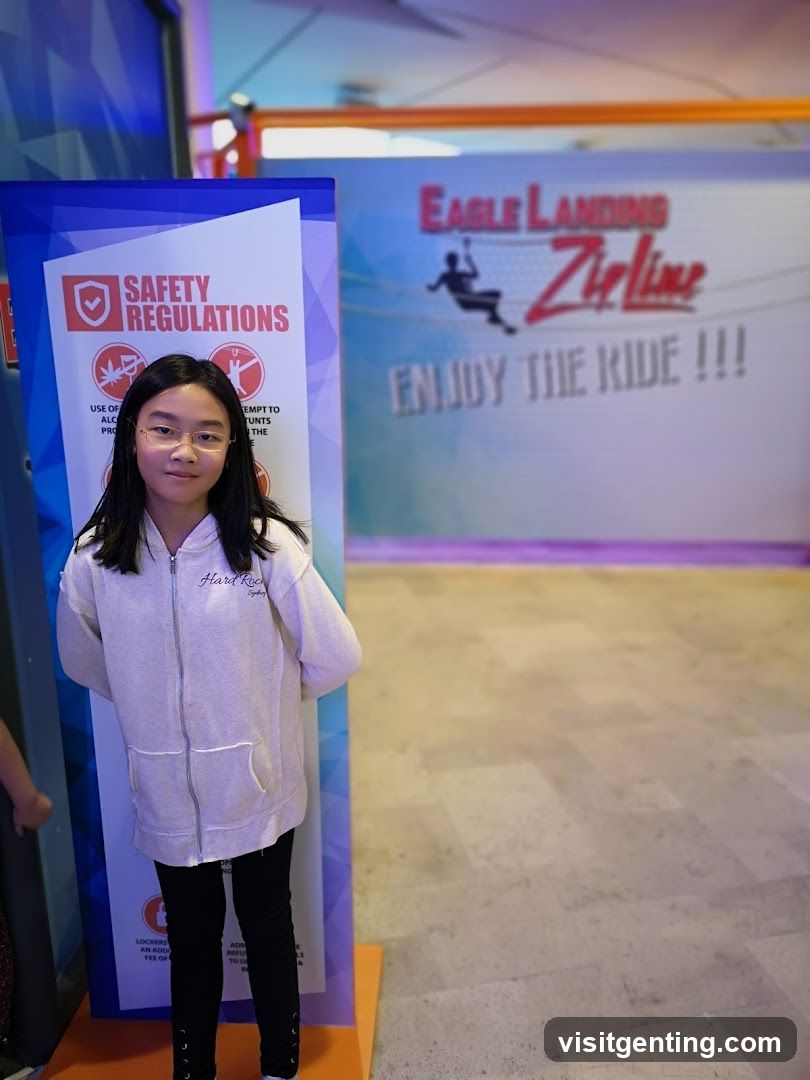 Eagle Landing Zipline Safety Signage