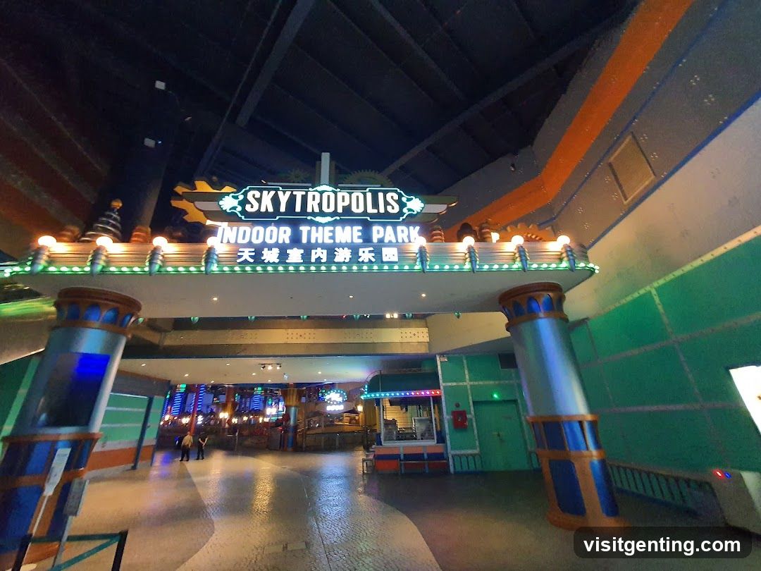 Skytropolis Indoor Theme Park Entrance