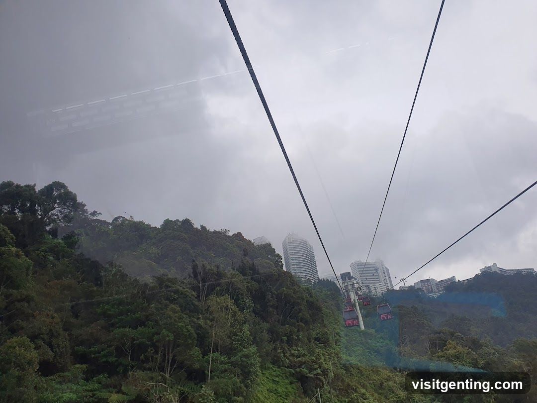 Cable Car View from Mount Kinmen