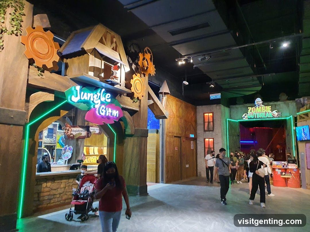 Indoor Theme Park Entrance Area