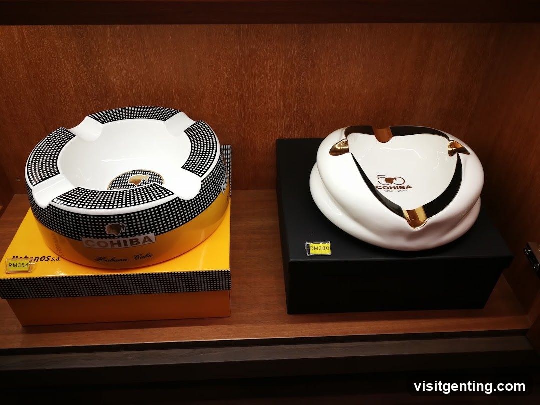 Cohiba Ashtrays Display