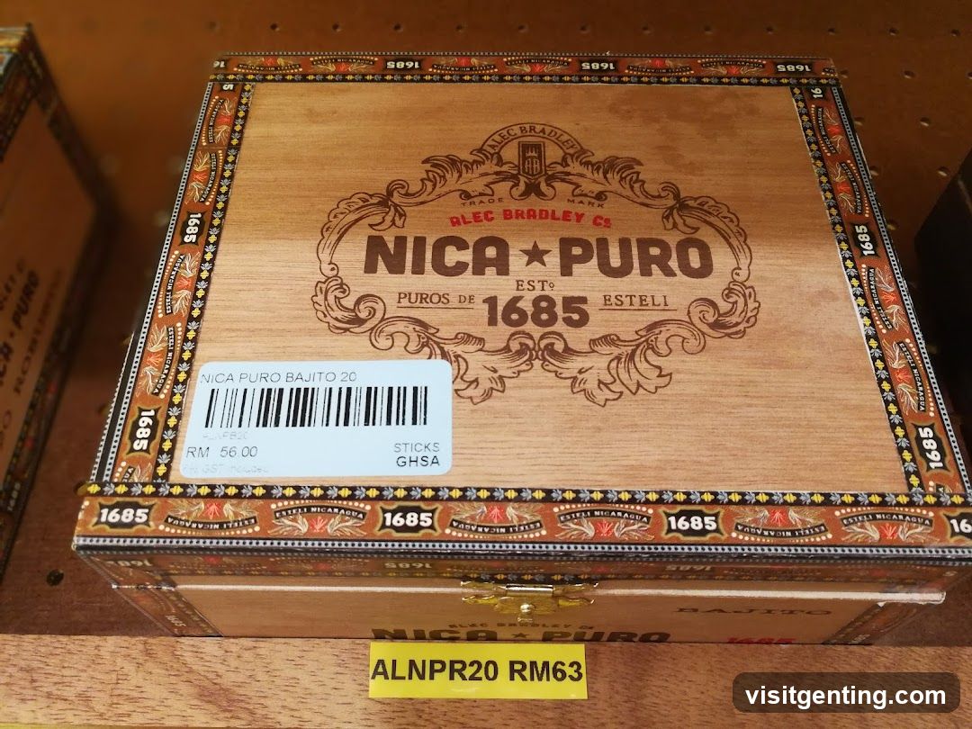 NicA Puro Bajito 20 Cigar Box