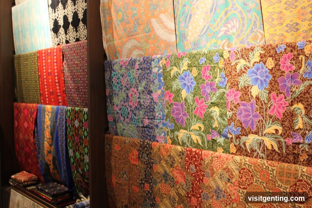 Fabric Display in Shop Interior
