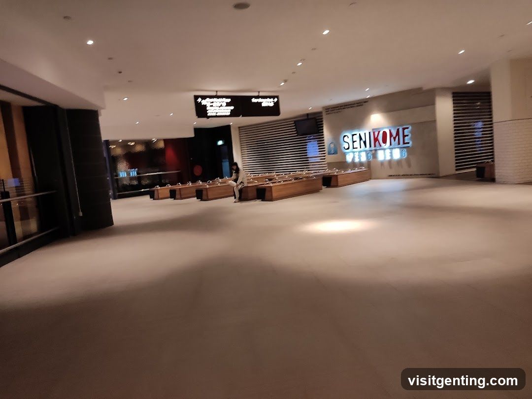 Interior of a commercial space
