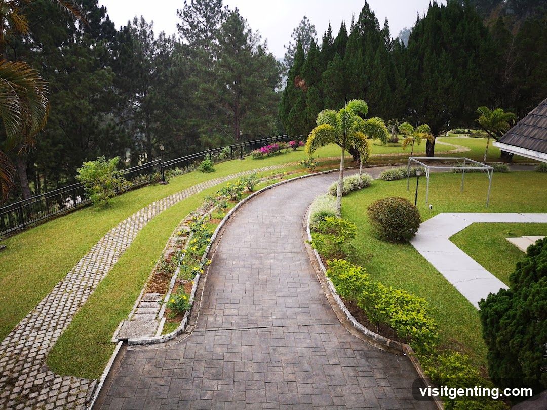 Landscape View of Garden Path