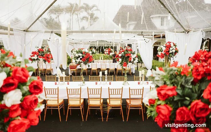 Wedding Venue Setup