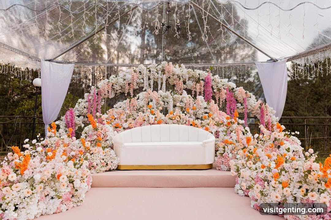 Floral Wedding Setup
