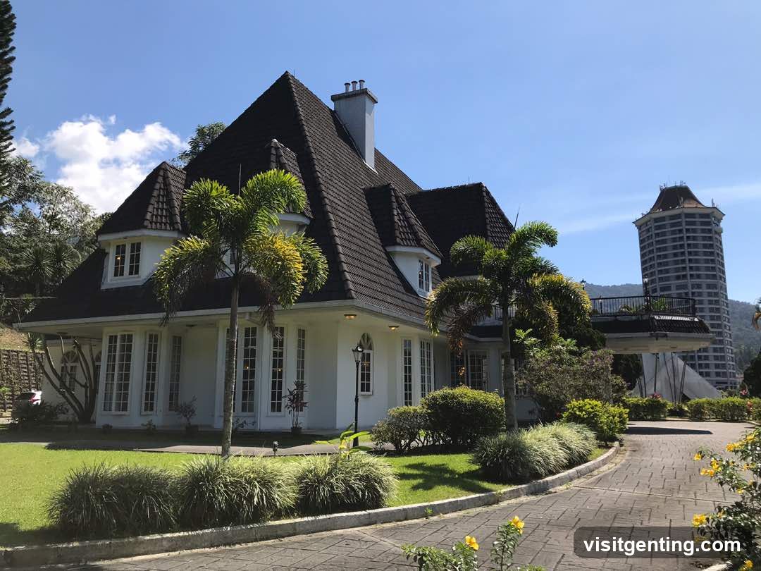 Residential Building with Tropical Garden
