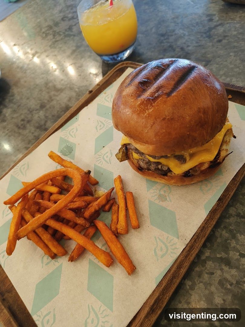 Food and Drink on Tray