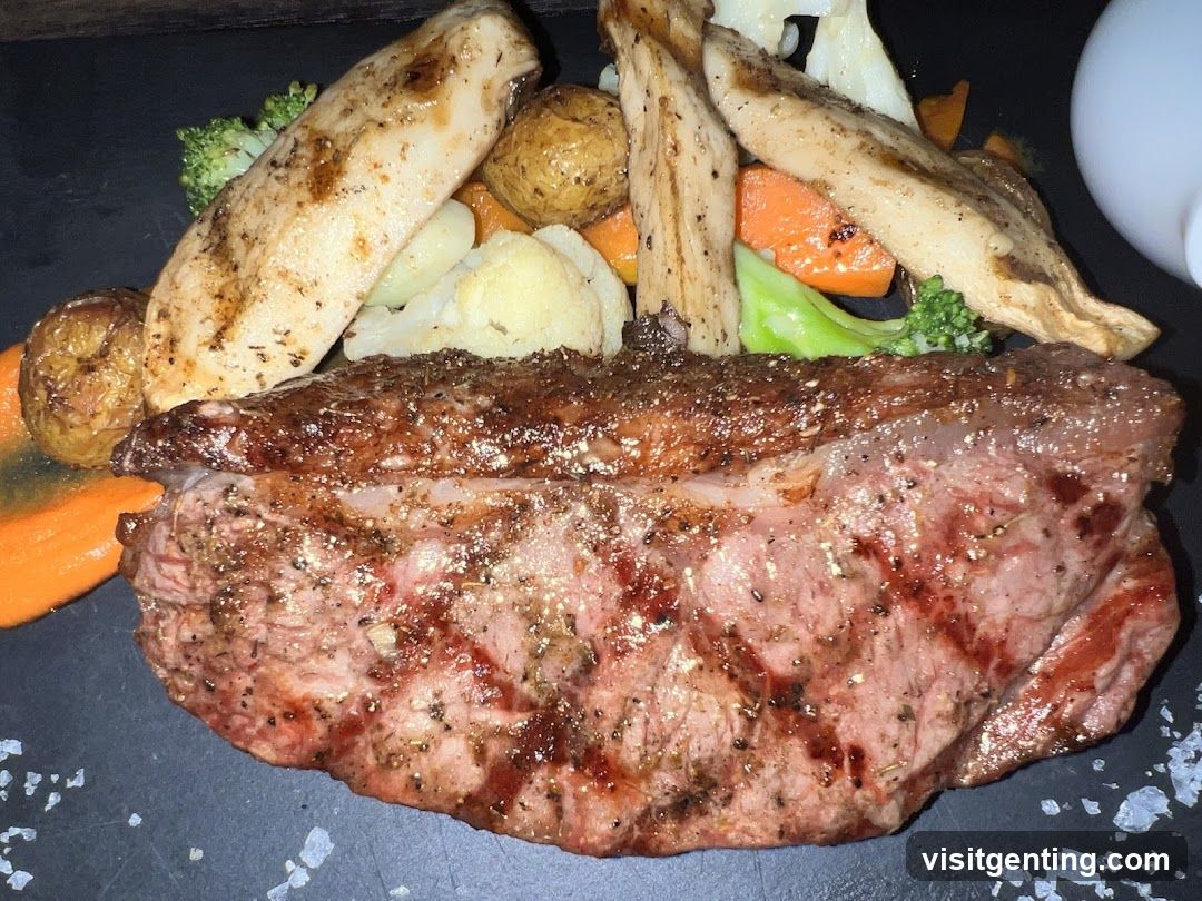 Grilled Steak with Vegetables