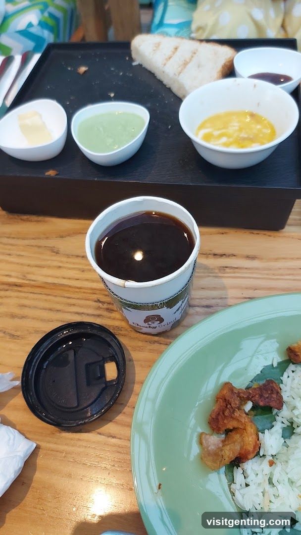 Table Setting with Food and Drink