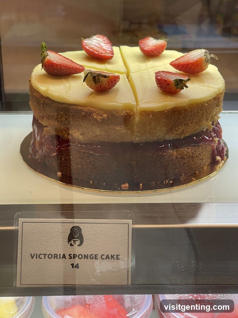 Victoria Sponge Cake Display
