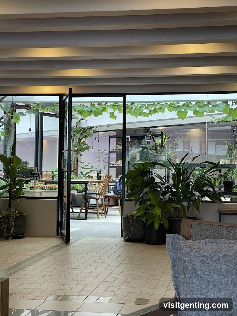 Interior View of a Plant Shop