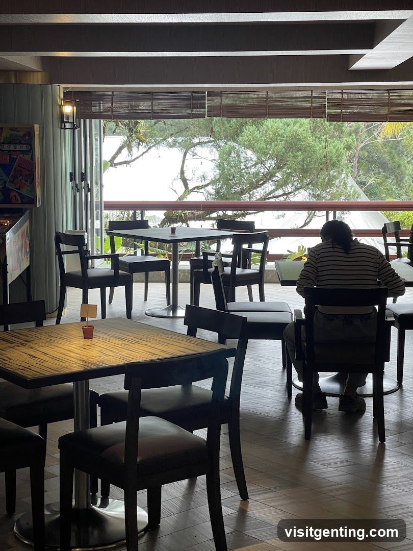 Interior café seating area