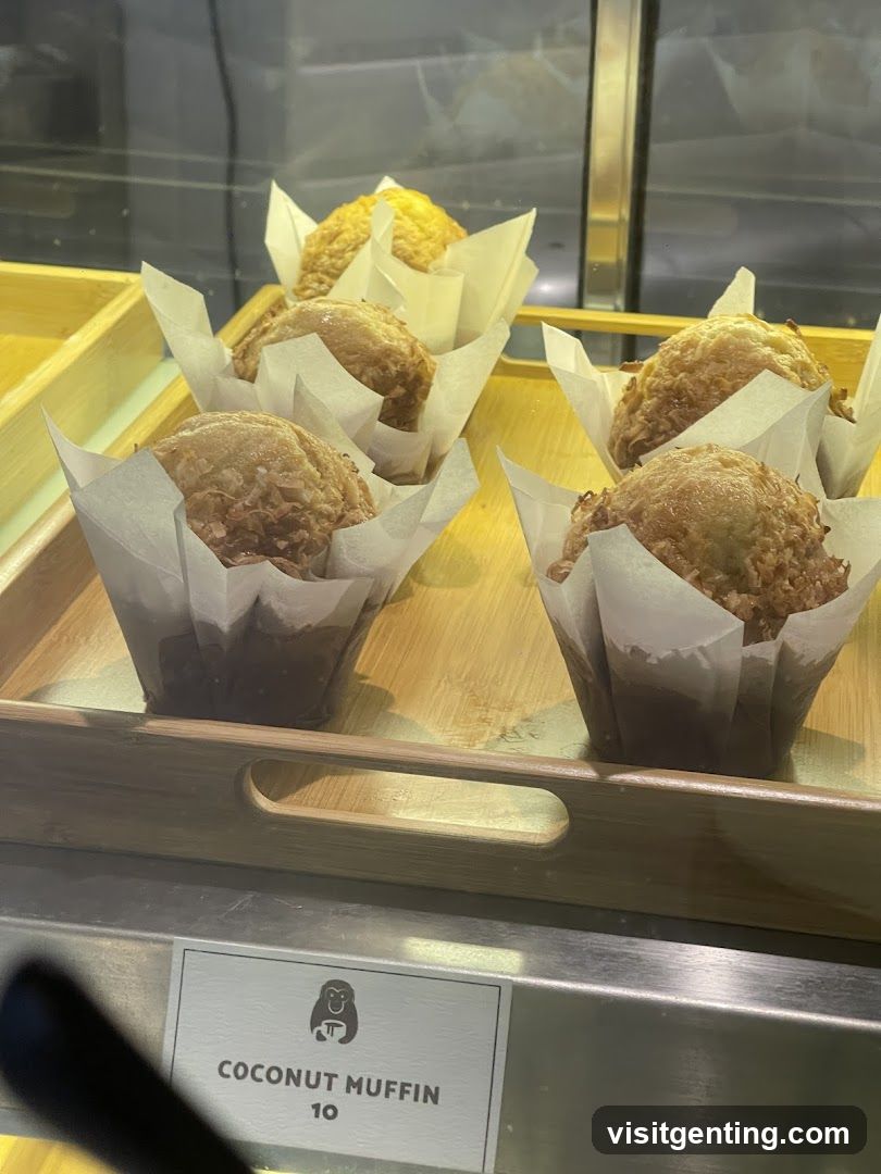 Coconut Muffins Display