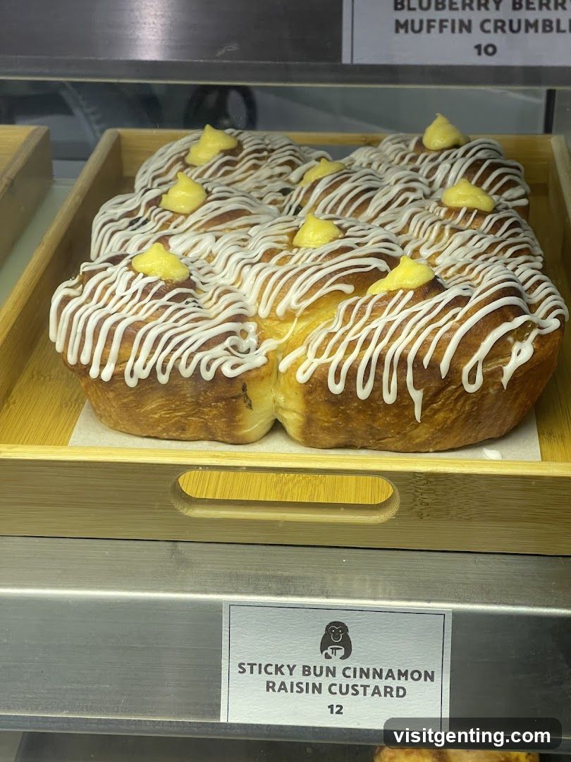 Sticky Bun Cinnamon Raisin Custard