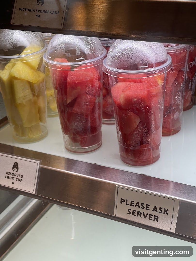 Fruit Cups Display