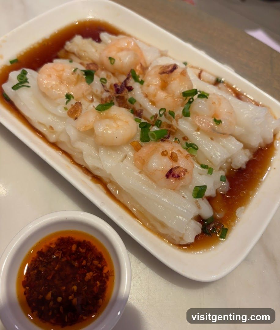 Shrimp Rice Noodle Dish