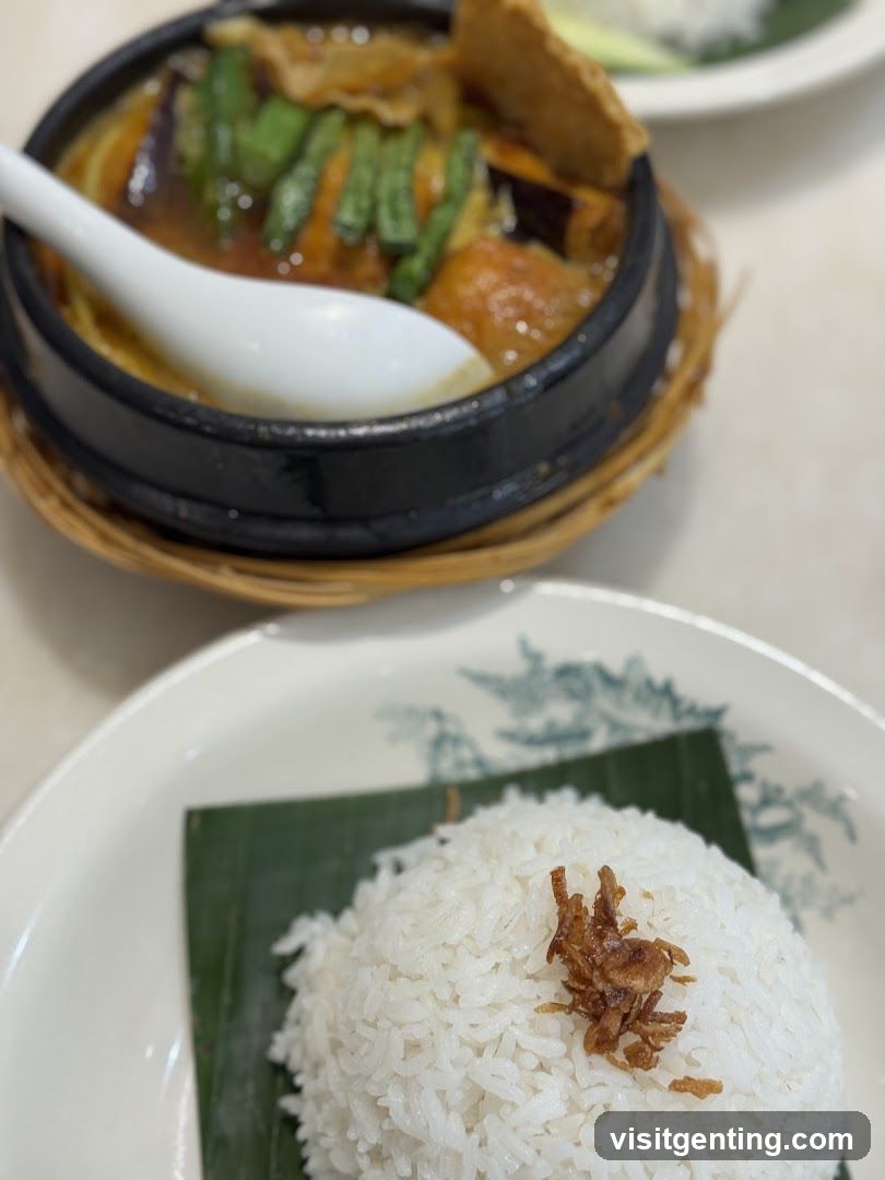 Food served at a restaurant